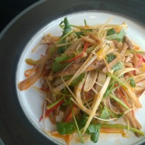 Spicy abalone & cuttlefish salad