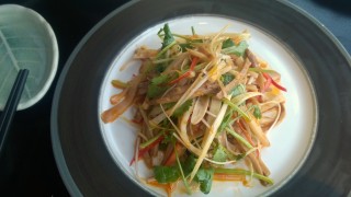 Spicy abalone & cuttlefish salad