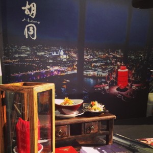 The stall gave a taste of the Hutong experience