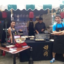 The team on the Hutong pop-up stall at FEAST