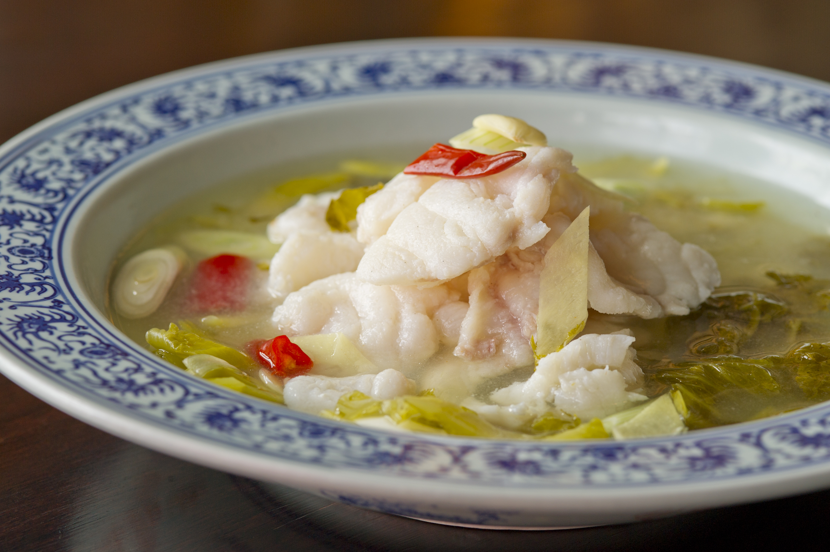 Hutong Monkfish fillet in sour broth